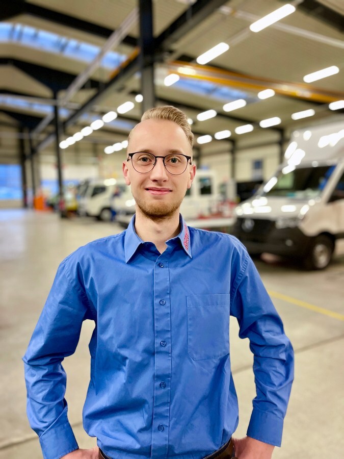 Schutz Fahrzeugbau - Ansprechpartner Vertrieb Malte Oldenburg Verkauf Transporteraufbauten